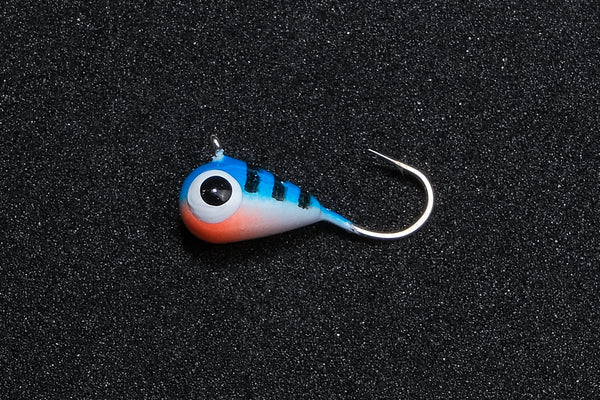 Tungsten 4 Anglers Tear Drop Ice Tungsten Jigs Made In Japan Hook 5/pack