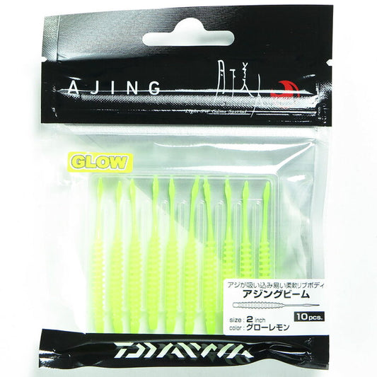 月下美人2.0 !!! GEKKABIJIN 2'' Crappie Bait 10/pack Glow in dark & Shrimp powder added to lure !