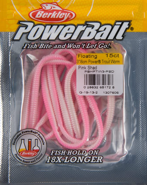 Berkley® PowerBait® Power Trout Worm 3'' 15/pack