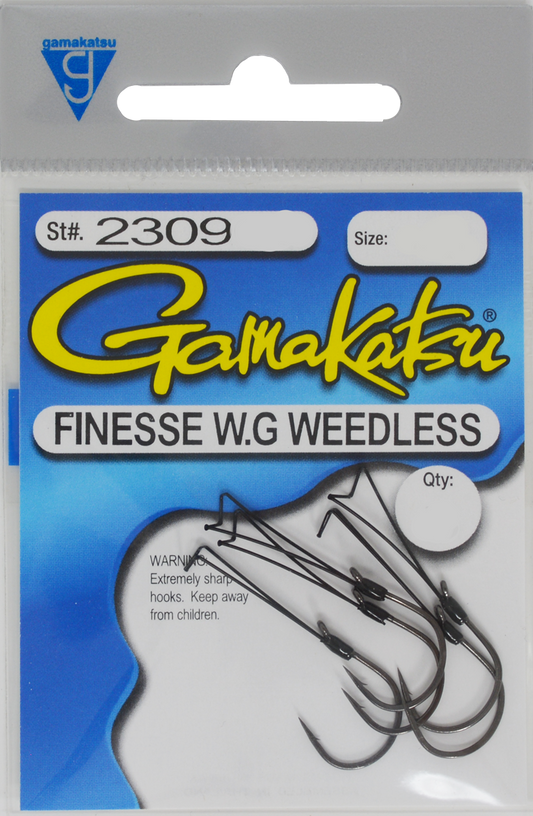 Gamakatsu Finesse Wide Gap Weedless Hook (Wacky Hook)