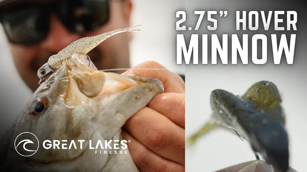 Great Lakes Finesse Hover Minnow 2.75" 6/pack (Tournament Proven)