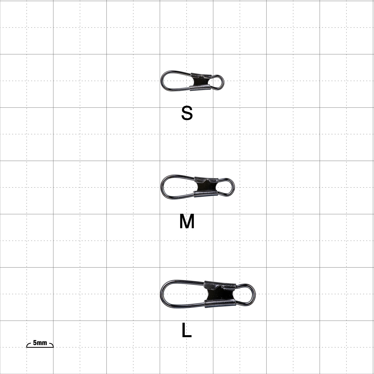 Gamakatsu Round Snap 12/pack