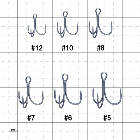 Gamakatsu Treble Hook SP-M Hyper Shield 6/pack