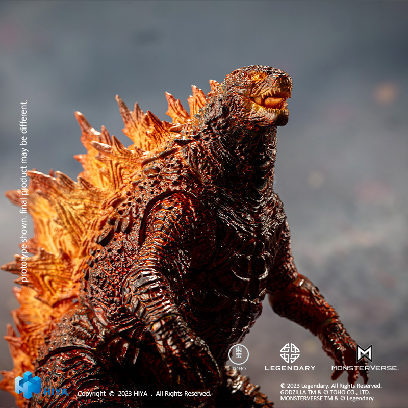 HIYA Toys Exquisite Basic Godzilla: King of the Monsters Burning Godzilla