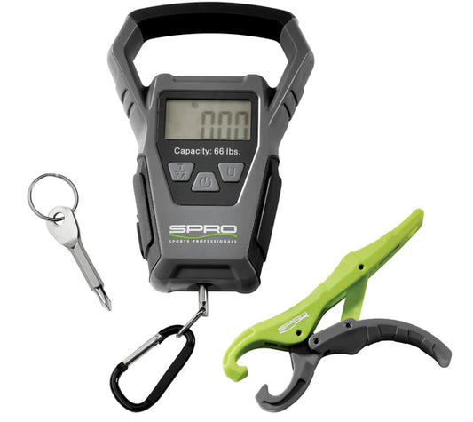 SPRO Digital Scale 65 lb Test Gray Fish Grip