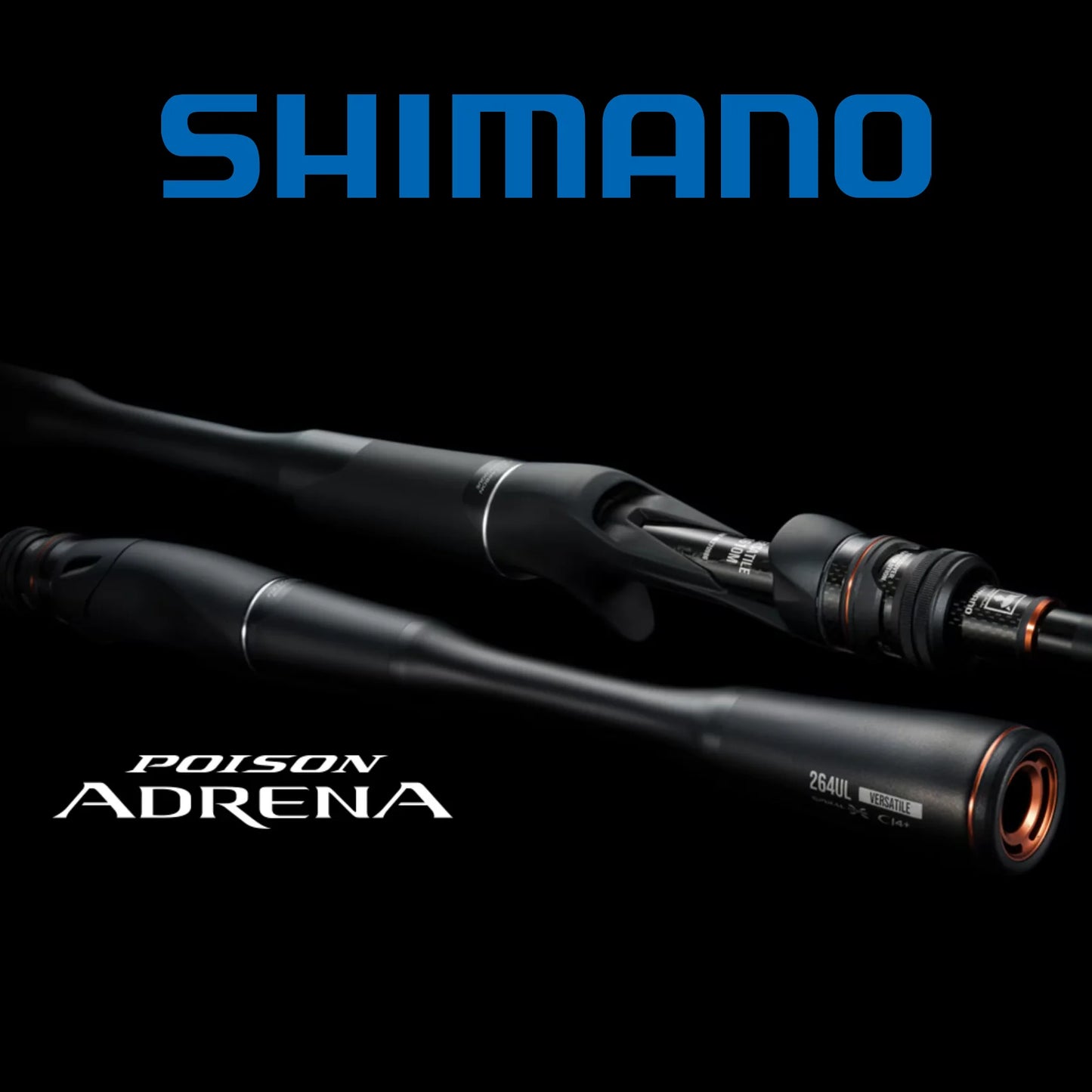 24 Shimano x Jackall Poison Adrena Spinning Rod