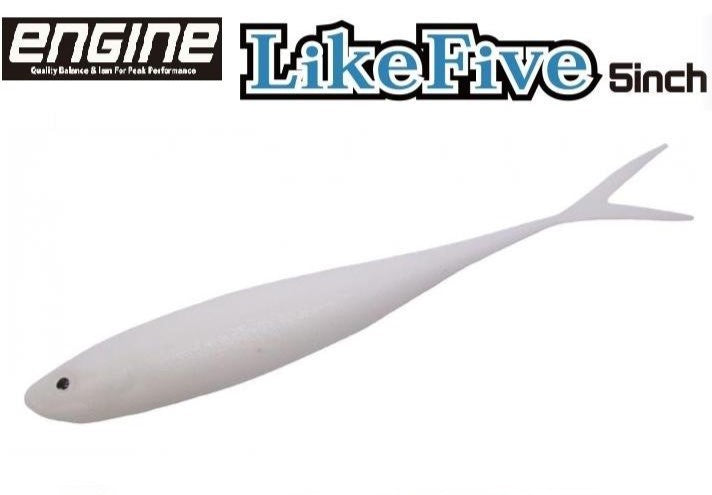 Engine Japan Like-Five 5'' 9.6g Middle Strolling & Fluke Rig 5/pack