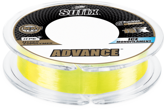 Suffix AdvanceĀ® Ice Monofilament 100yd (Ice fishing Line)
