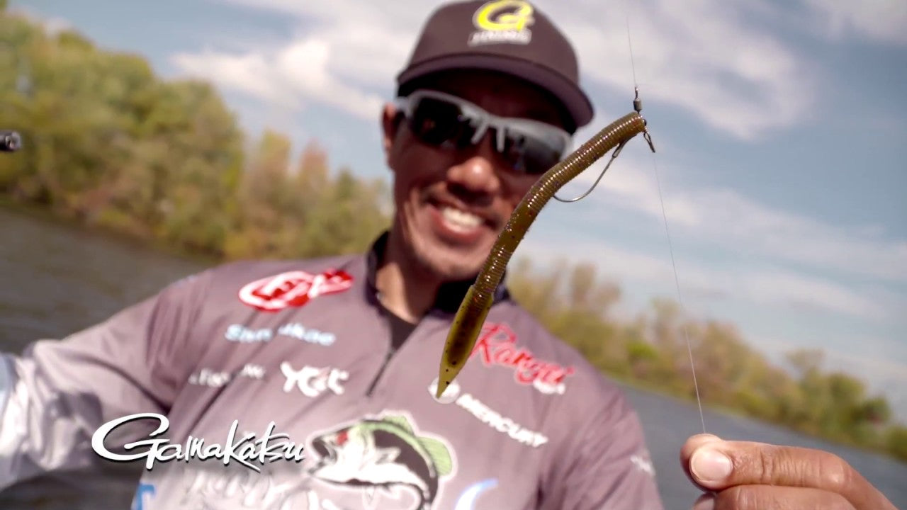 Gamakatsu G-FINESSE Tin Keeper Swivel Shot Worm Weedless Hook (Dropshot Hook)