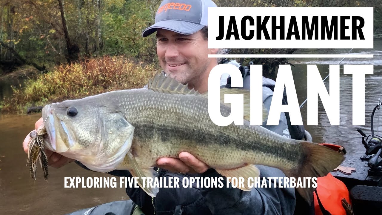 Z-Man Chatterbait Jackhammer Blade Gamakatsu Hook & Stealth Blade Decoy Hook 1/2 oz