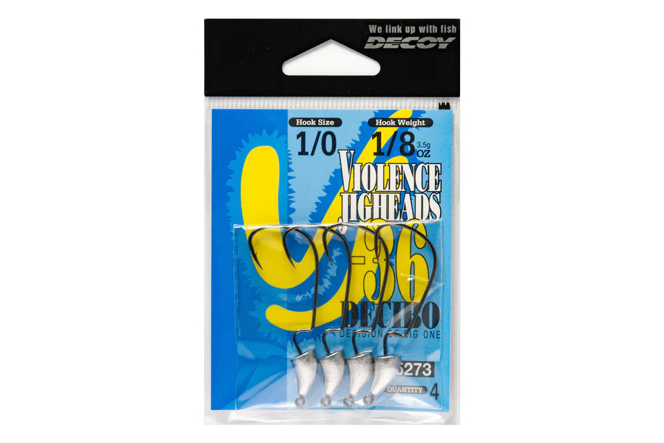 DECOY VJ-36 DECIBO Offset Weight Hook 4/pack