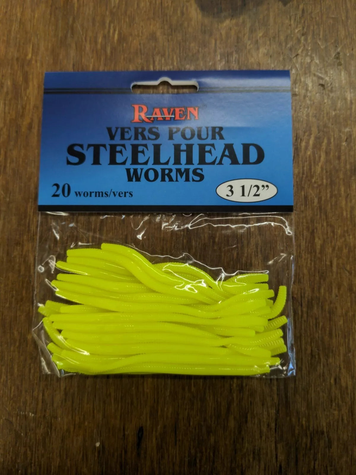 Raven Soft Worm 1/4" & 1/2" Chartreuse
