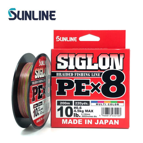 Sunline Siglon Multi-colour PE Braided Line 200m