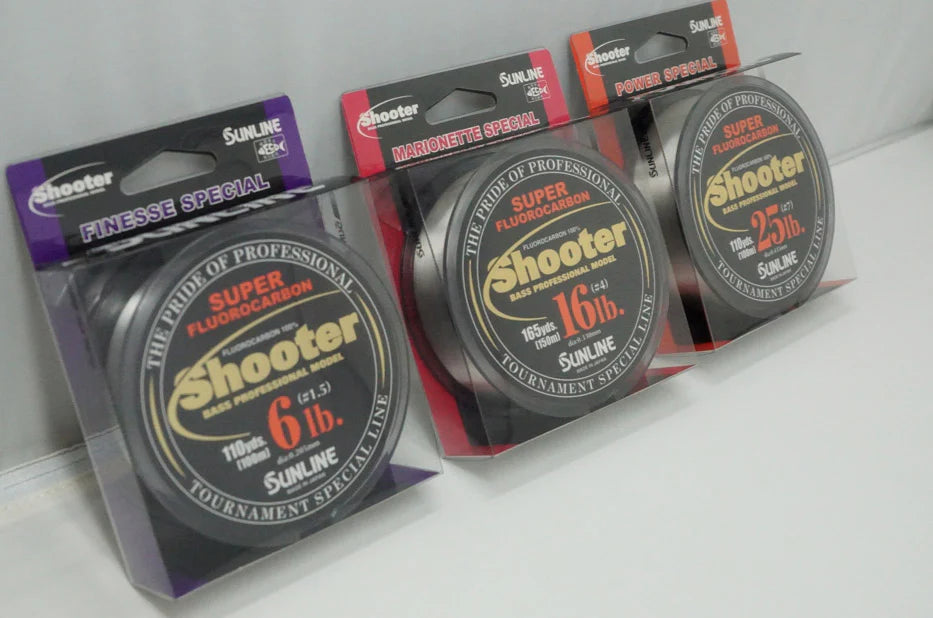 Sunline Shooter FC fluorocarbon fishing line 100m-150m