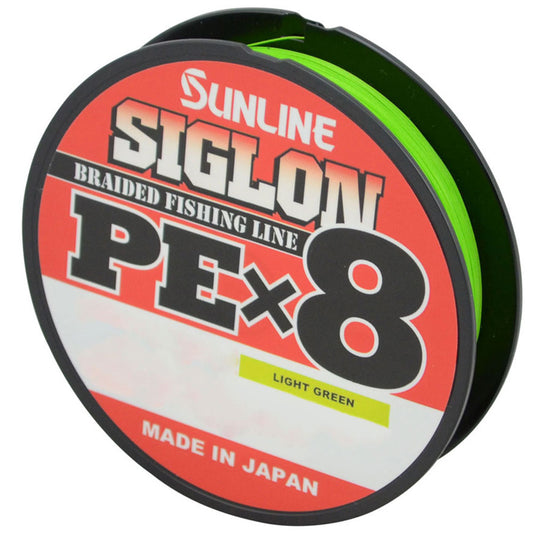 Sunline Siglon 200m 8 Braided PE Line Light Green Hi-Vision