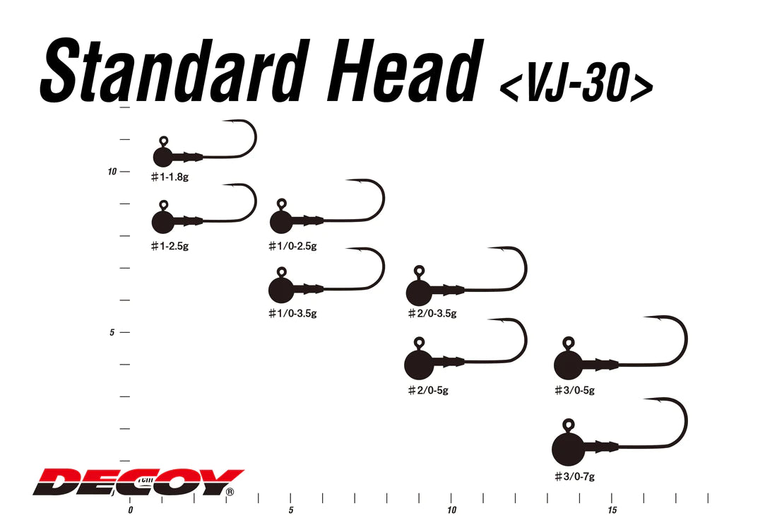 Decoy Standard Jig Head VJ-30 Hook