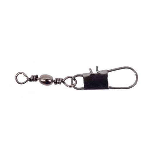 Eagle Claw Barrel Swivel Black Snap 7/pack