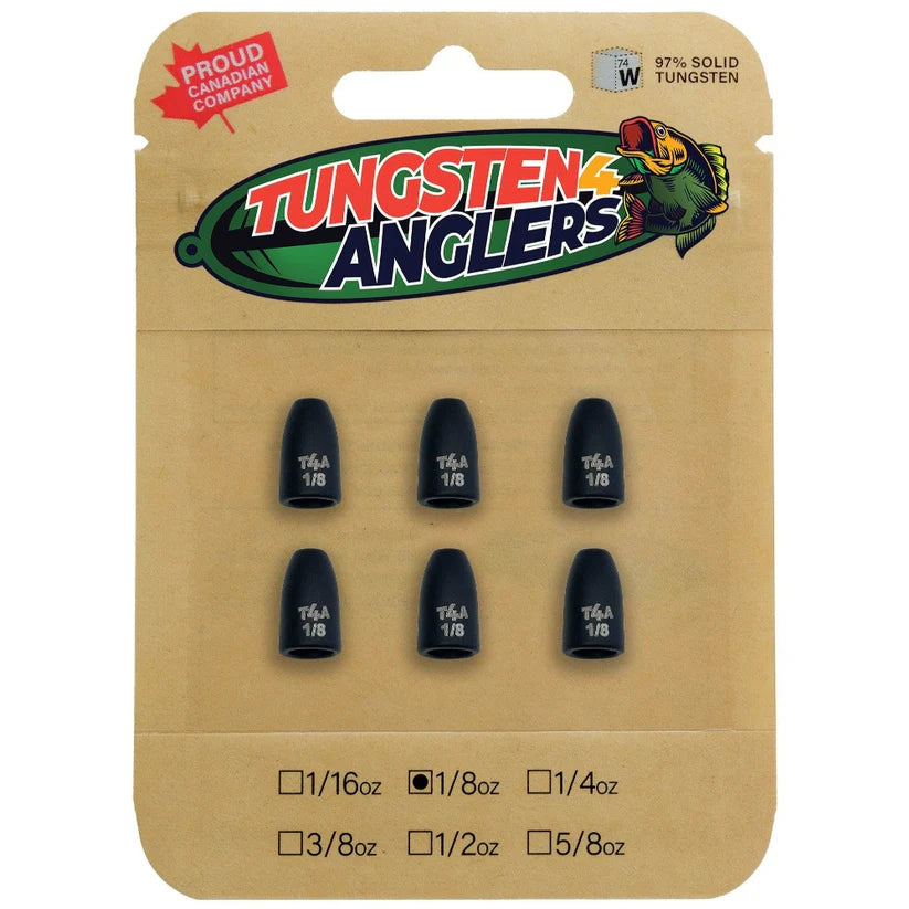 Tungsten 4 Anglers Tungsten Worm Weight