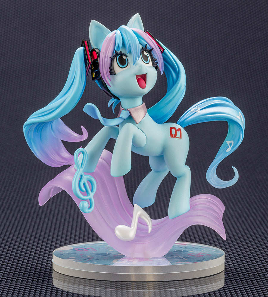 Kotobukiya 1/7 Hatsune Miku Feat. My Little Pony Bishoujo Statue, Pre-Painted PVC Statue