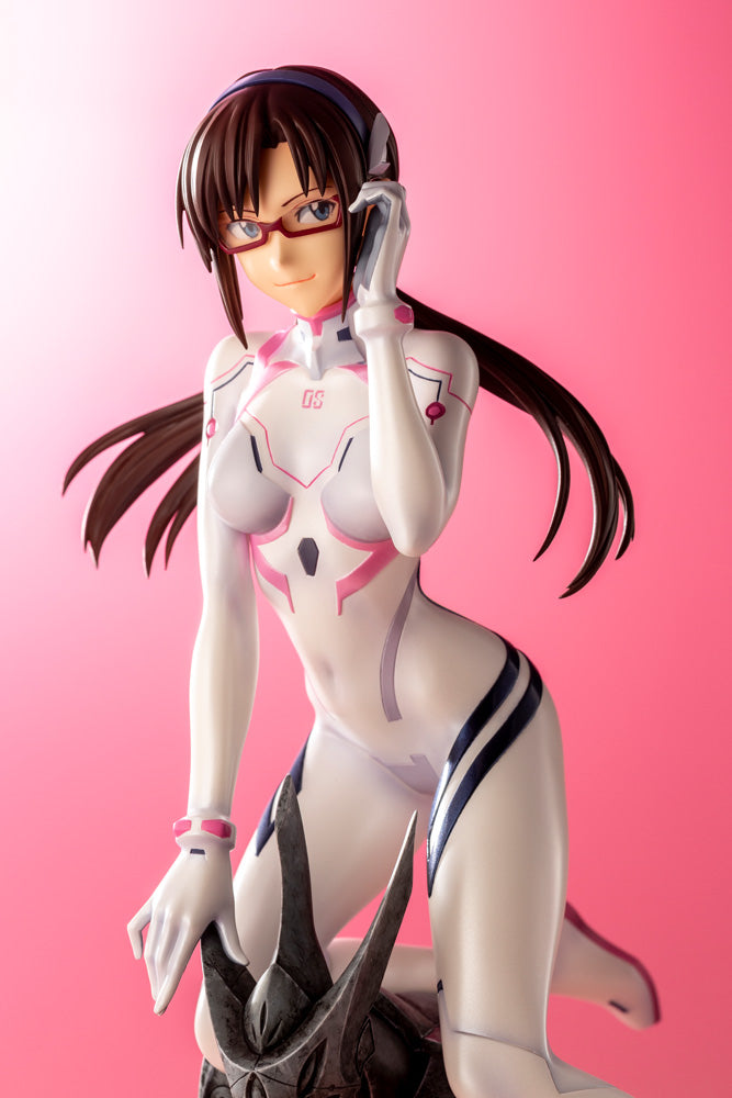 Kotobukiya 1/6 Evangelion:3.0+1.0 Thrice Upon A Time Series Mari Makinami Illustrious White Plugsuit Ver., Pre-Painted PVC Statue