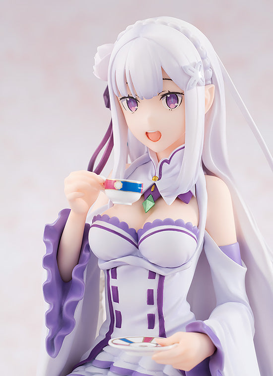 Re:ZERO -Starting Life in Another World- Series Emilia Tea Party Ver. Re-Run 1/7 Scale Figure