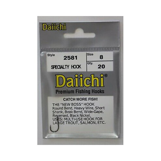 Daiichi #2581 Specialty hook (Black) New ! 20/pack-100/pack