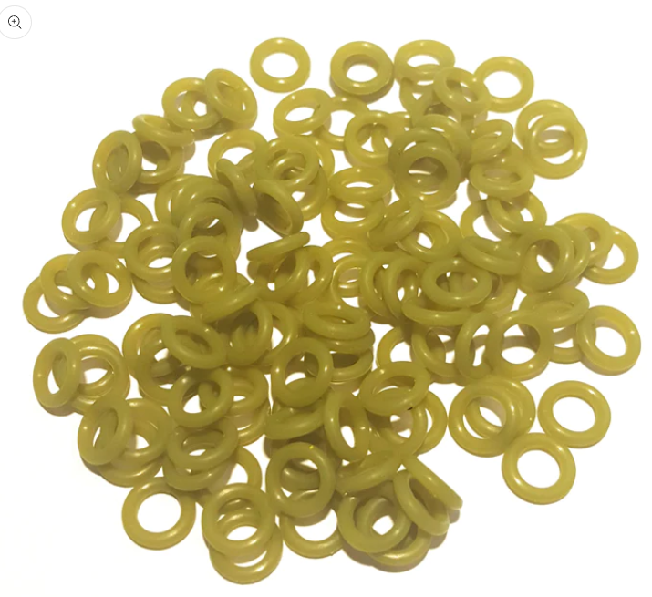 O-wacky Rings HIGH QUALITY 25/pack Black/green/clear