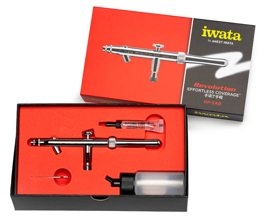 IWATA Revolution HP-SAR Siphon Feed Single Action Airbrush