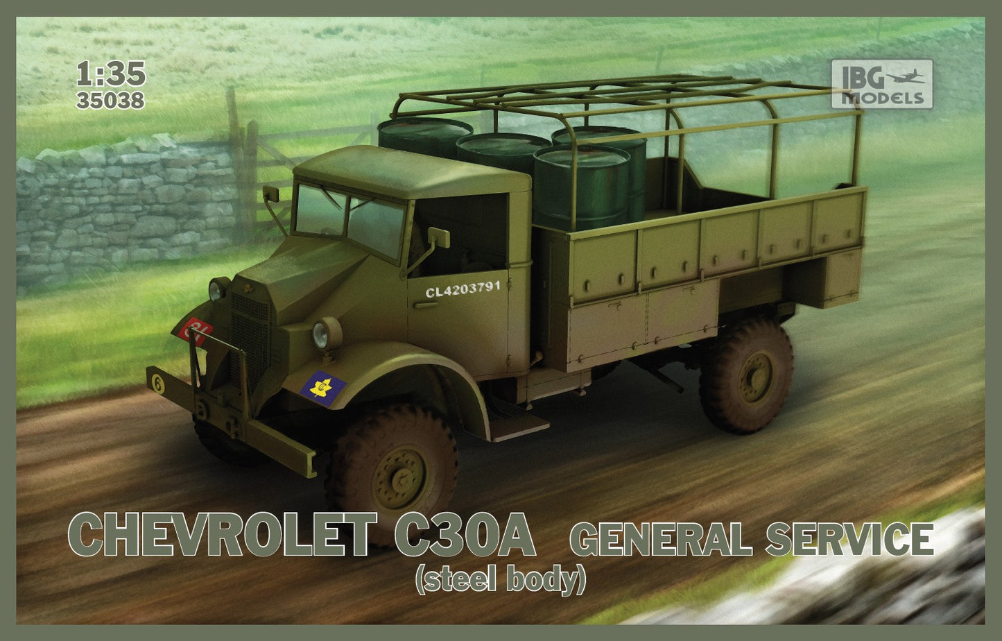 IBG Models 1/35 Chevrolet C30A General service (steel body)