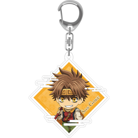 Good Smile Company Saiyuki Reload Zeroin Series Son Goku Nendoroid Plus Acrylic Keychain
