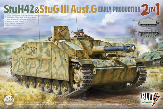Takom 1/35 StuH42&StuG III Ausf.G Early Prodution 2 in 1