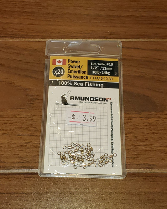 Amundson Rolling brass swivels corrosion resistance