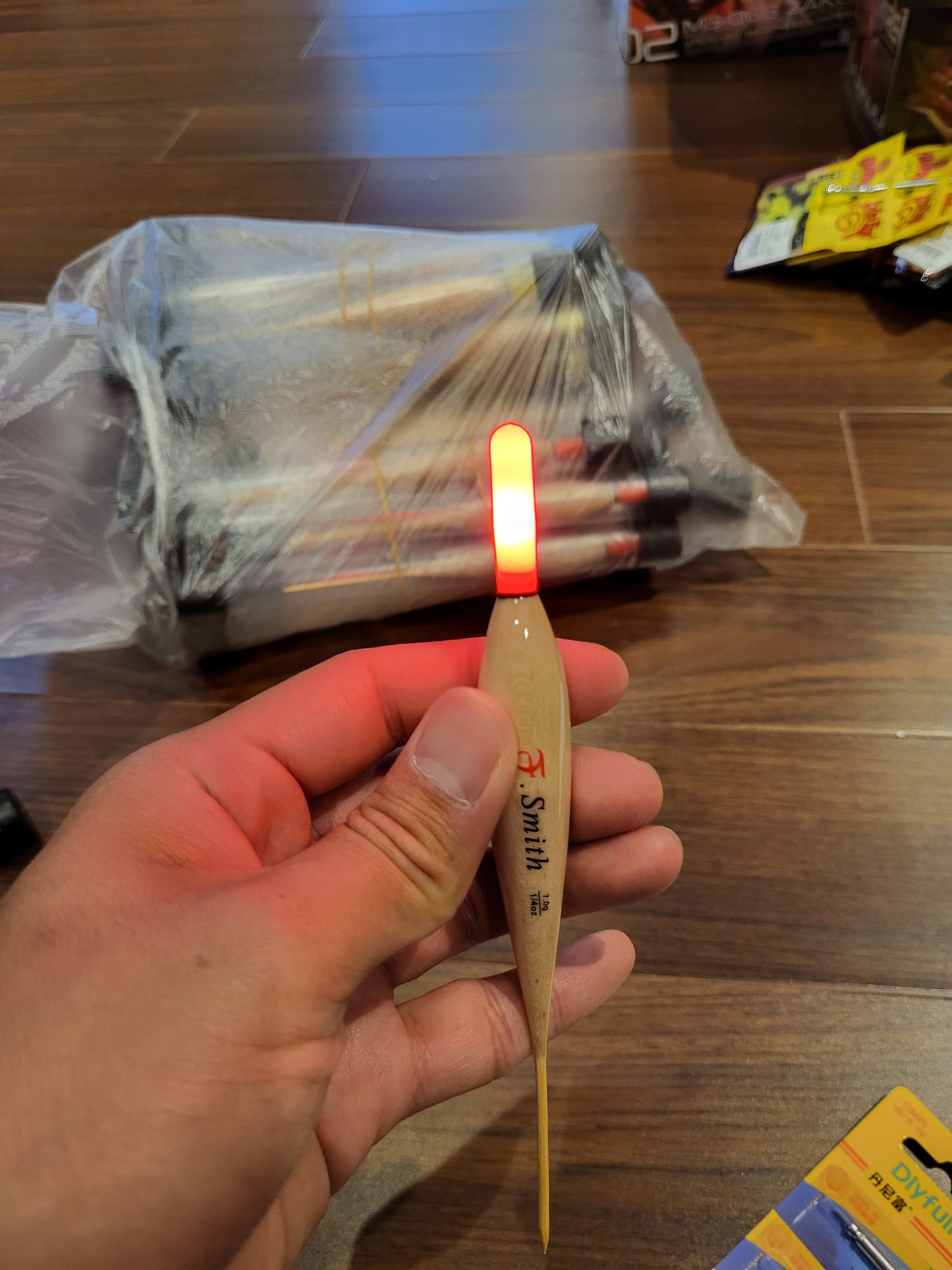 J-Smith Solid Balsa Wood LED Float Premium