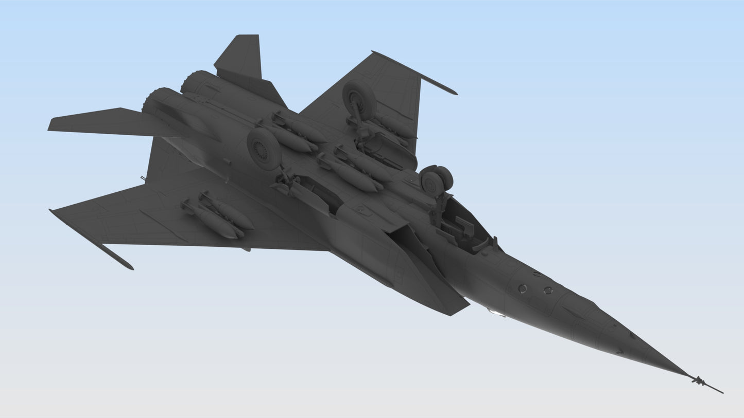 ICM 1/72 MiG-25 RB, Soviet Reconnaissance Plane