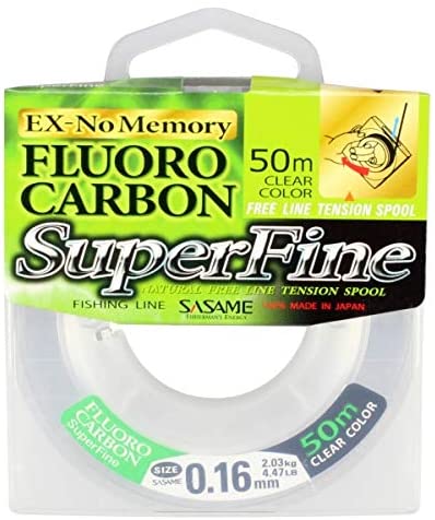 NØMIS Fluorocarbon leader line, diameter 0.18-1.00 mm, 100% fluorocarbon  fishing line, high load capacity, perfect as a fluorocarbon leader for  perch