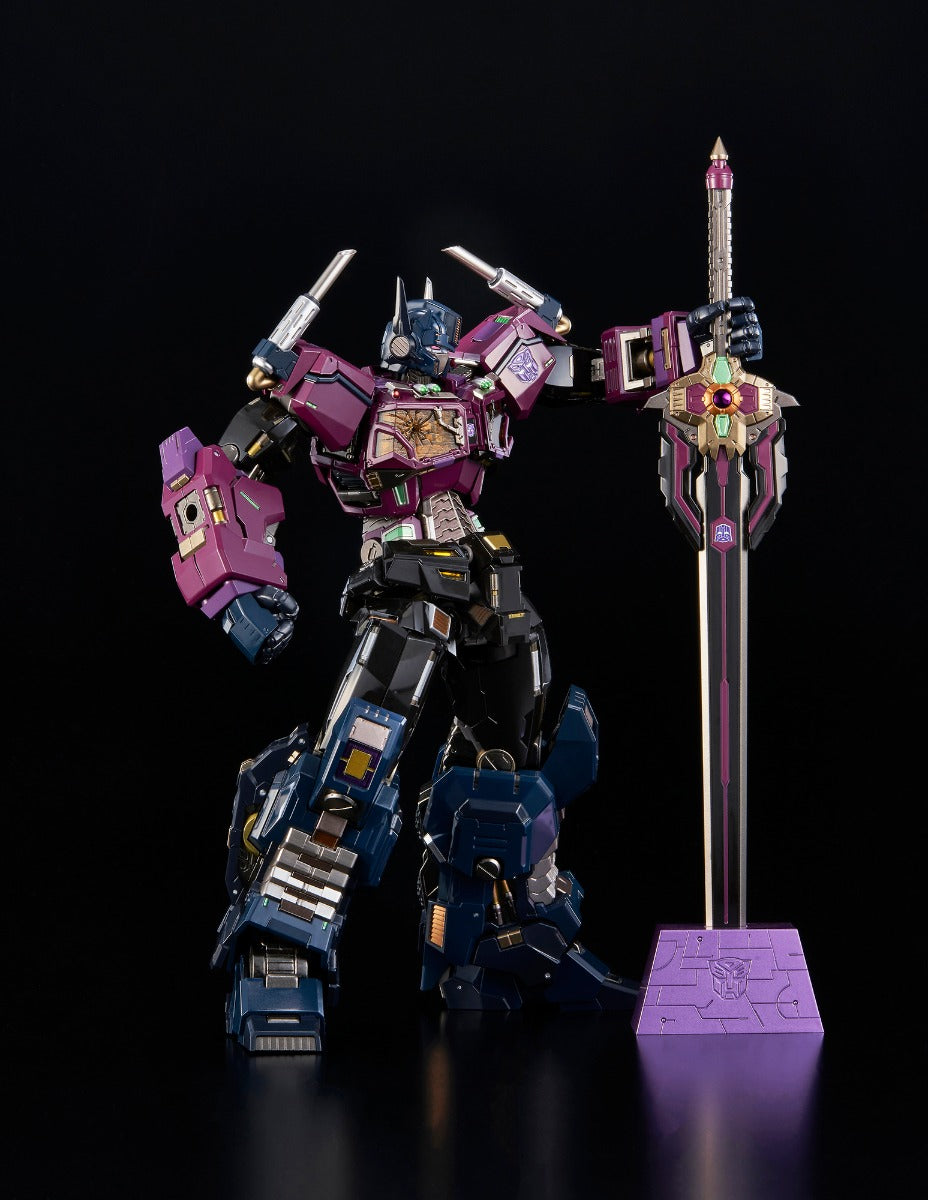 Flame Toys Kuro Kara Kuri Shattered Glass Optimus Prime "Transformers"