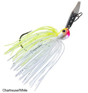 Z-Man Chatterbait Jackhammer Blade Gamakatsu Hook & Stealth Blade Decoy Hook 1/2 oz