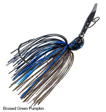 Z-Man Chatterbait Jackhammer Blade Gamakatsu Hook & Stealth Blade Decoy Hook 1/2 oz