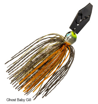 Z-Man Chatterbait Jackhammer Blade Gamakatsu Hook & Stealth Blade Decoy Hook 1/2 oz
