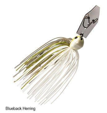 Z-Man Chatterbait Jackhammer Blade Gamakatsu Hook & Stealth Blade Decoy Hook 1/2 oz