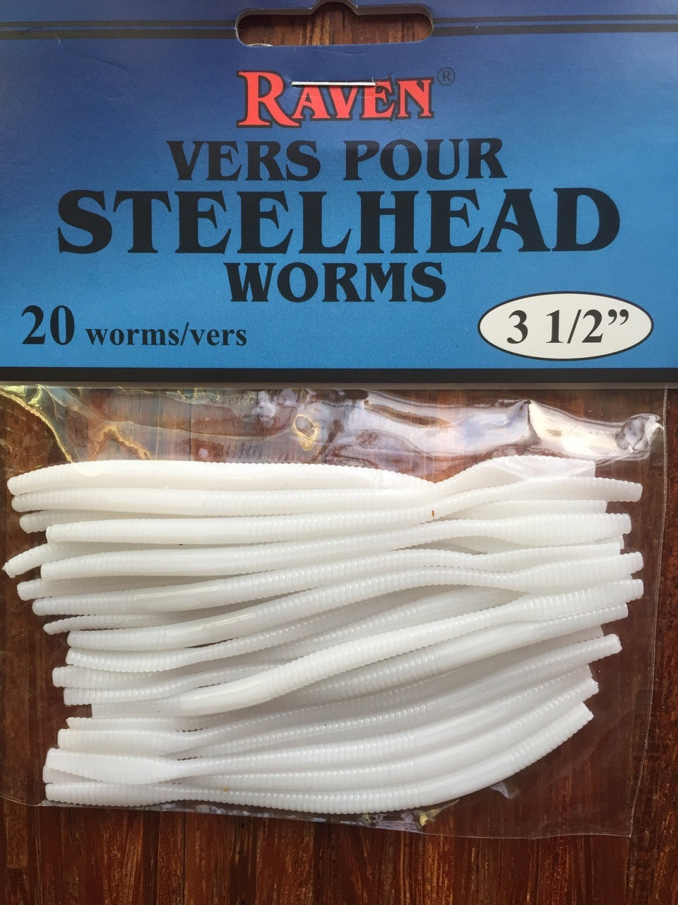Raven Soft Worm 1/4" & 1/2" White