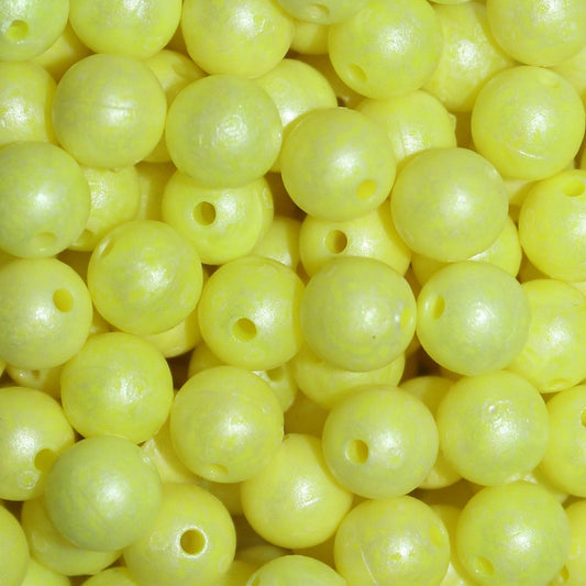 Troutbeads MottledBeads Chartreuse 8mm 30/pack