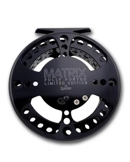 RAVEN® MATRIX™ XL 5 1/8″ FULLY PORTED LIMITED EDITION FLOAT REELS Jet Black
