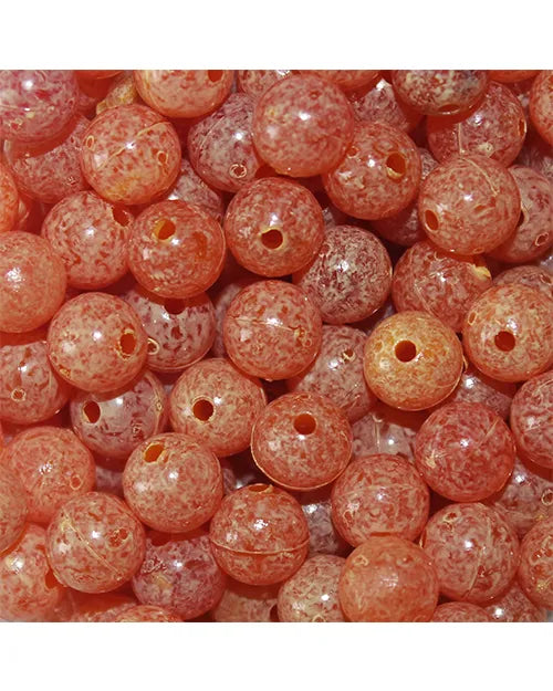 Tourbeads MottledBeads Caramel Roe 8mm 30/pack