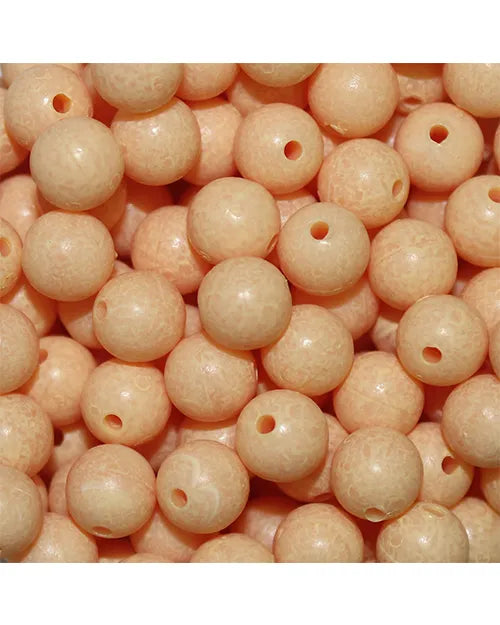 Troutbeads MottledBeads Cream 8mm 30/pack
