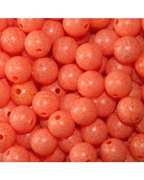 Troutbeads MottledBeads Fluo. Orange 8mm 30/pack
