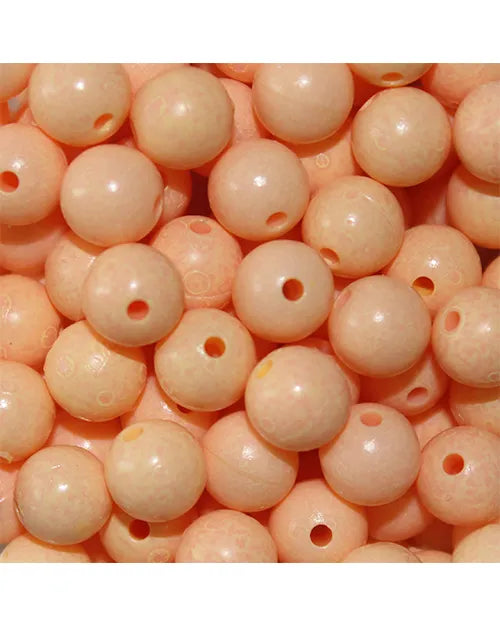 Troutbeads MottledBeads Peach Fuzz 8mm 30/pack