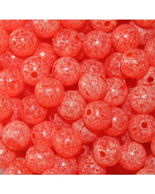 Troutbeads MottledBeads Tangerine 8mm 30/pack