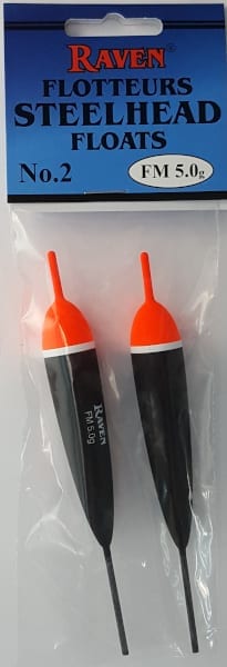 Raven FM Float 4.2g/5g/6.2g (2 floats/pack)