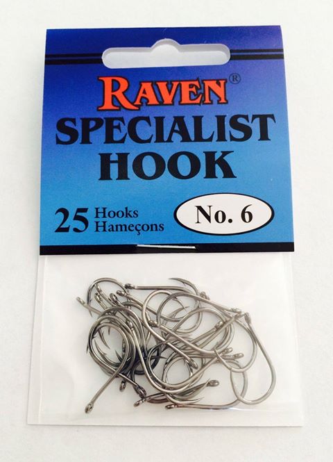 Raven Specialist 25/pack size 6/8/10/12/14